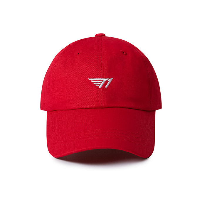 T1 Logo Ball Cap - Red – T1 Shop