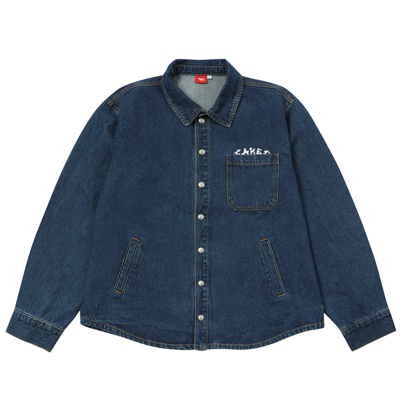 FAKER DENIM SHIRT JACKET_BLUE