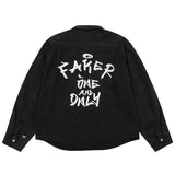 FAKER DENIM SHIRT JACKET_BLACK