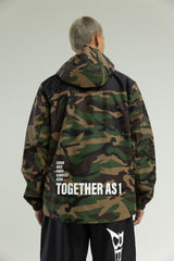 T1 BE:ING Windbreaker Jacket - Camo