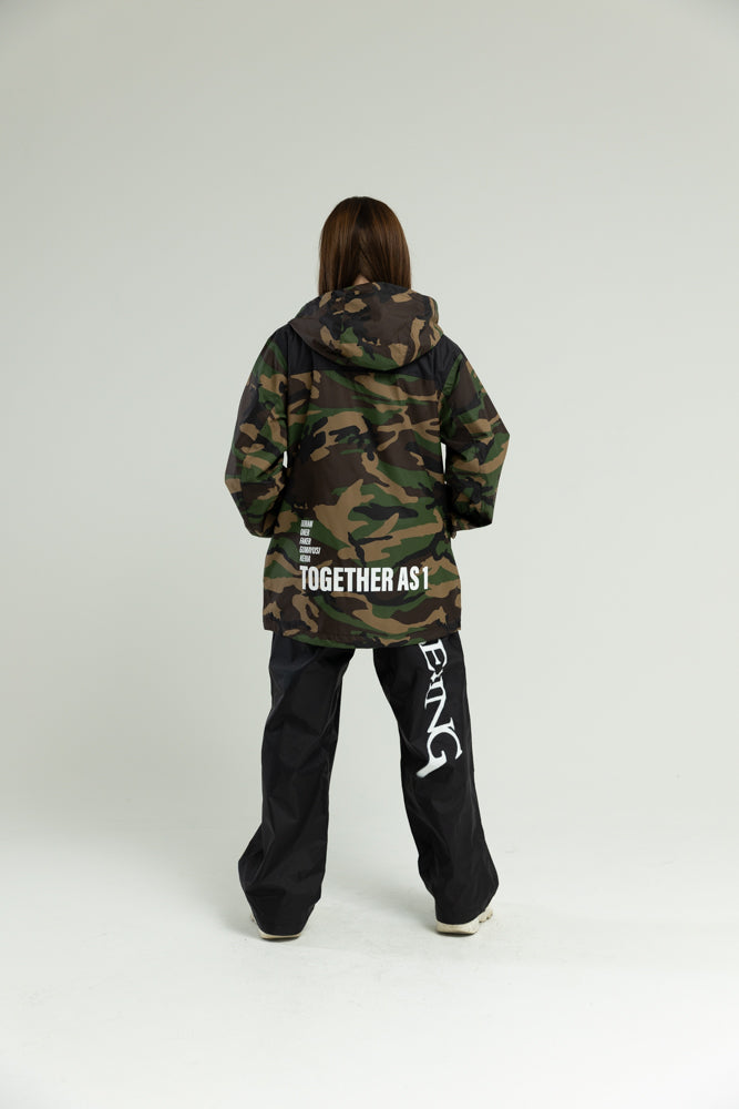 T1 BE:ING Windbreaker Jacket - Camo