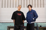 T1 Together As 1 Varsity Jacket- Navy