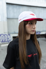 T1 Five-Time Champions Corduroy Cap - White/Red