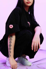 Spring Drop Shoulder Tee - Black