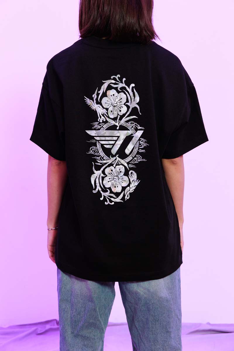 Pearl Flower Tee - Black – T1 Shop