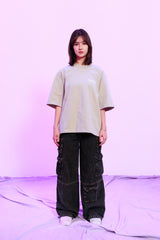 T1 Seoul Oversized Tee - Grey