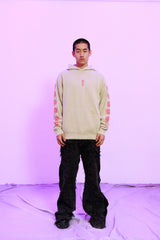 T1 Seoul Crest Hoodie - Cream