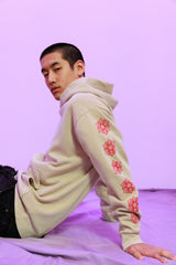 T1 Seoul Crest Hoodie - Cream