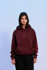 T1 Seoul Crest Hoodie - Maroon