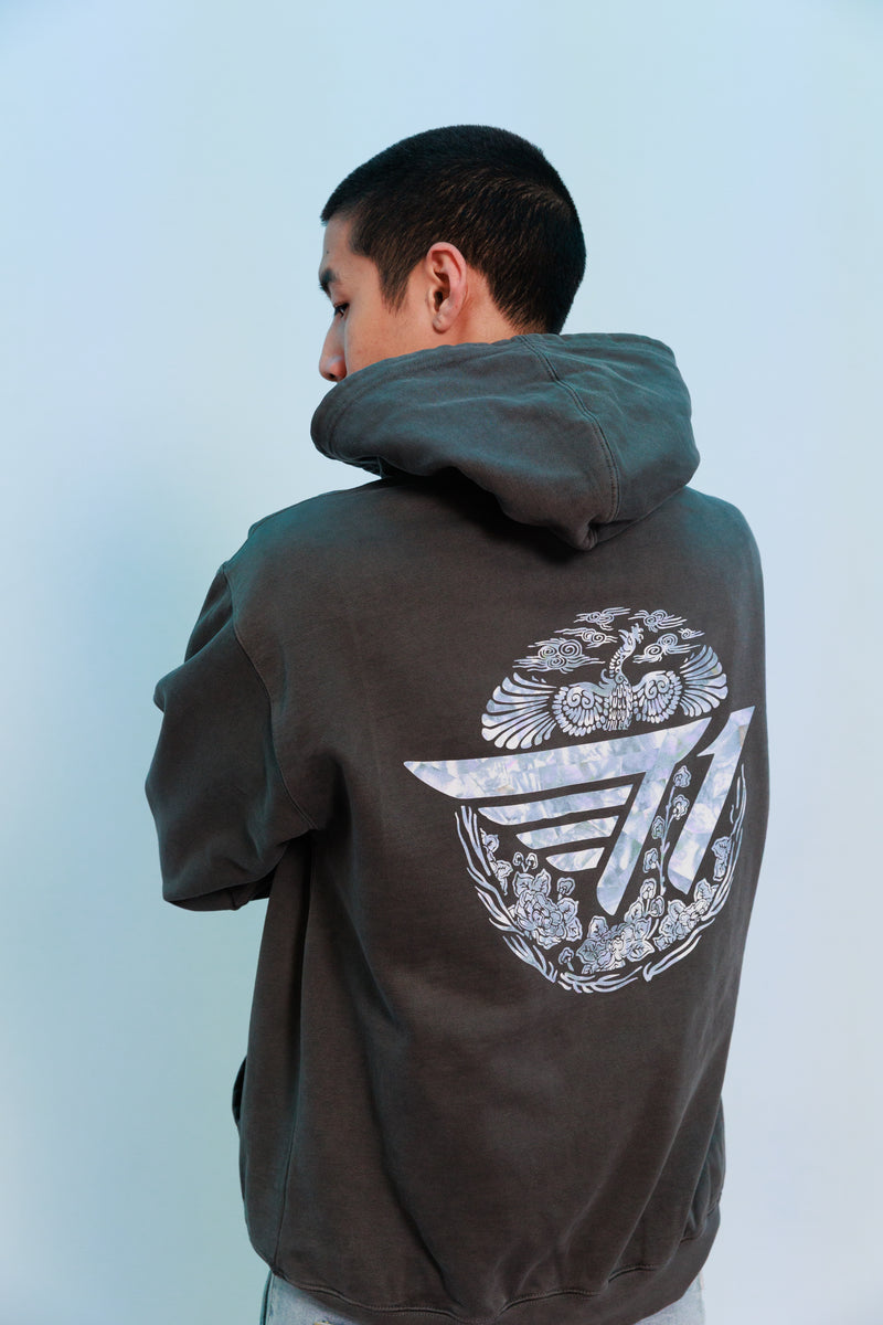 Phoenix Pearl Hoodie - Washed Black – T1 Shop