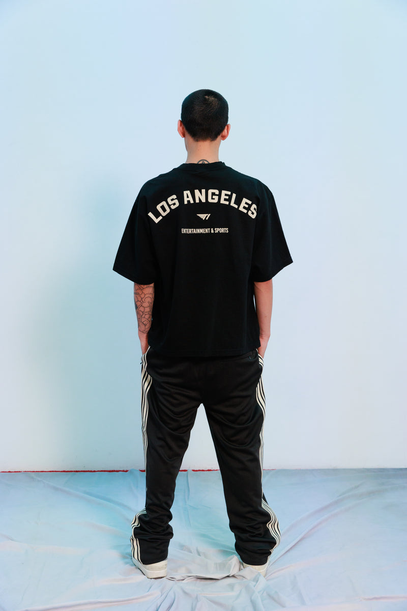 Los Angeles Drop Shoulder Tee - Black – T1 Shop