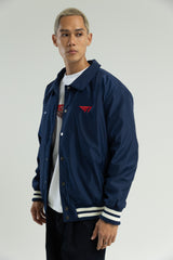 T1 Together As 1 Varsity Jacket- Navy