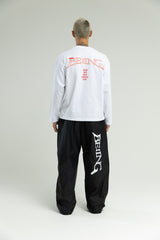 T1 BE:ING Oversized Long Sleeve - White