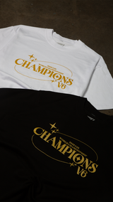T1 2025 World Champions V6 T-shirt - Black