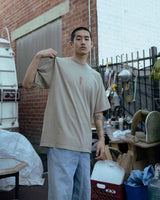 T1 Seoul Crest Tee - Oatmeal