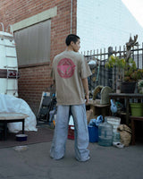 T1 Seoul Crest Tee - Oatmeal