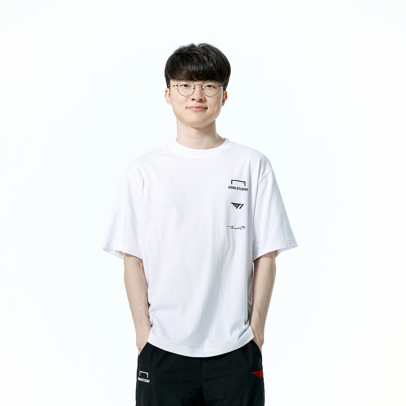 [T1 X GOALSTUDIO X TREE13] R.V Faker T-Shirt_Black