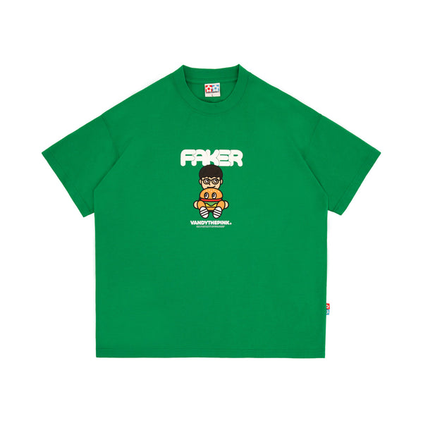 FAKER X VANDYTHEPINK] T-Shirt - Green – T1 Shop