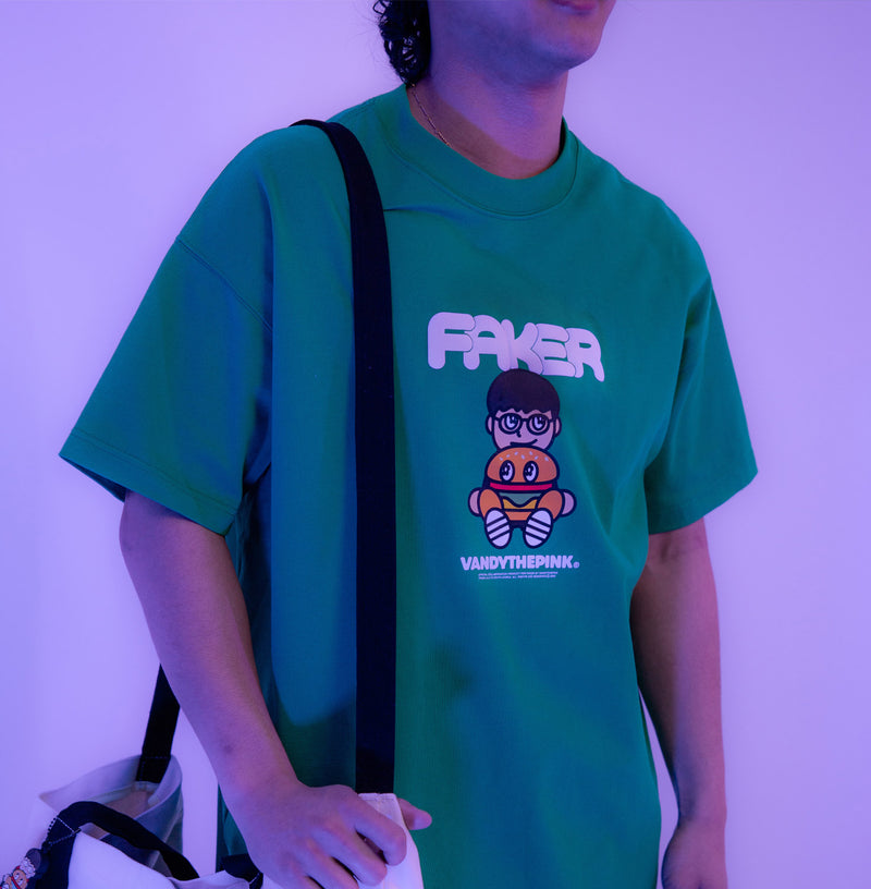 [FAKER X VANDYTHEPINK] T-Shirt - Green