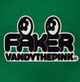 [FAKER X VANDYTHEPINK] Varsity Jacket - Green