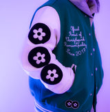 [FAKER X VANDYTHEPINK] Varsity Jacket - Green