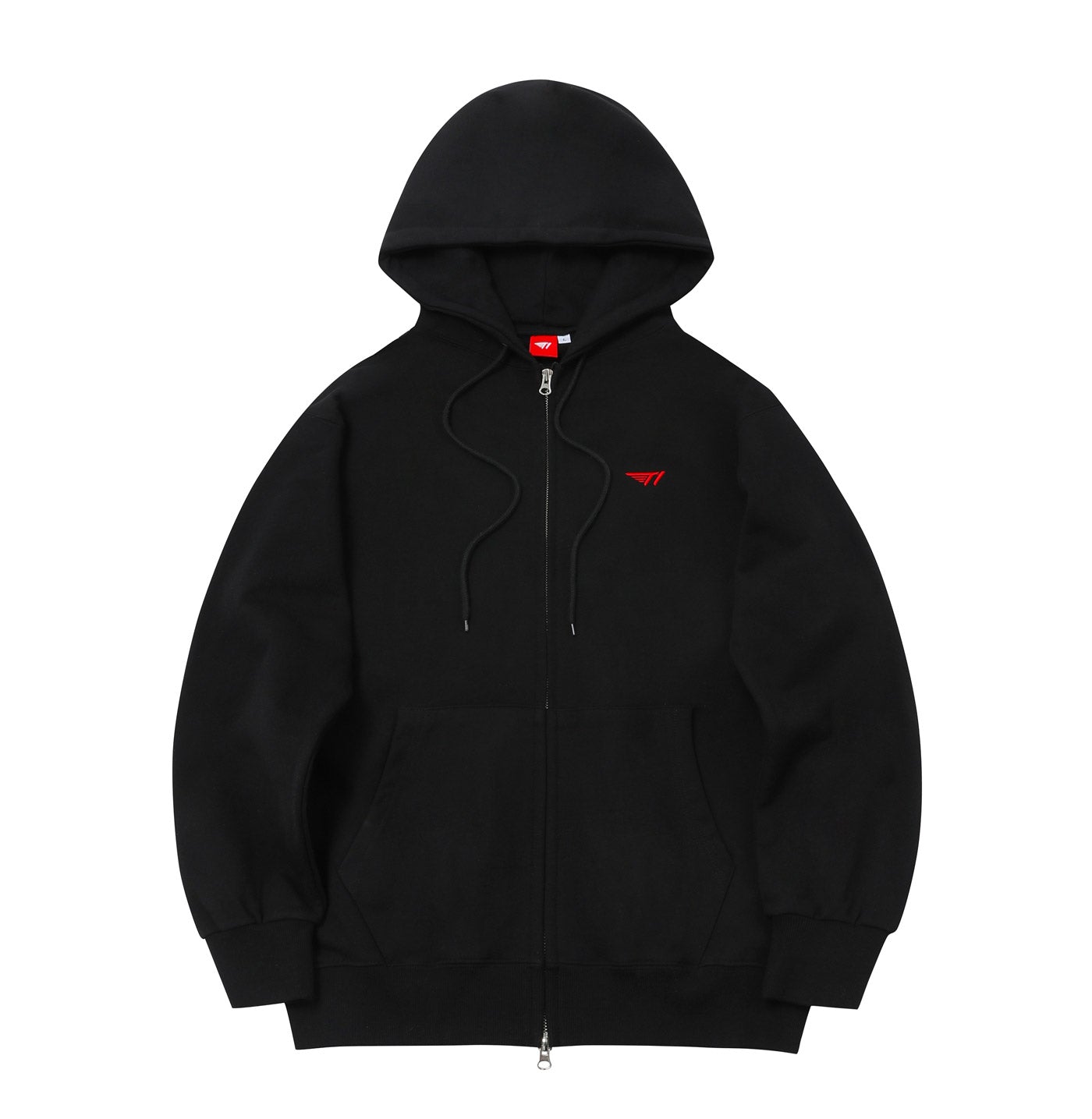 T1 Logo Zip-Up Hoodie - Black – T1 Shop