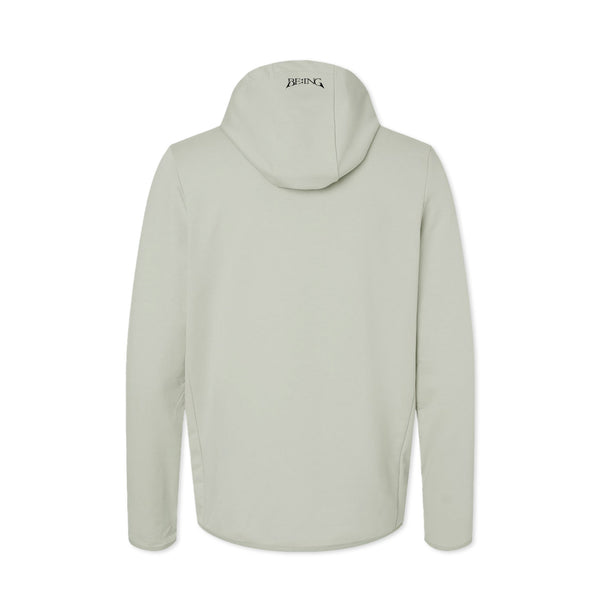 T1 BE:ING Oversized Zip Up Jacket - Smoke
