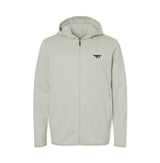 T1 BE:ING Oversized Zip Up Jacket - Smoke