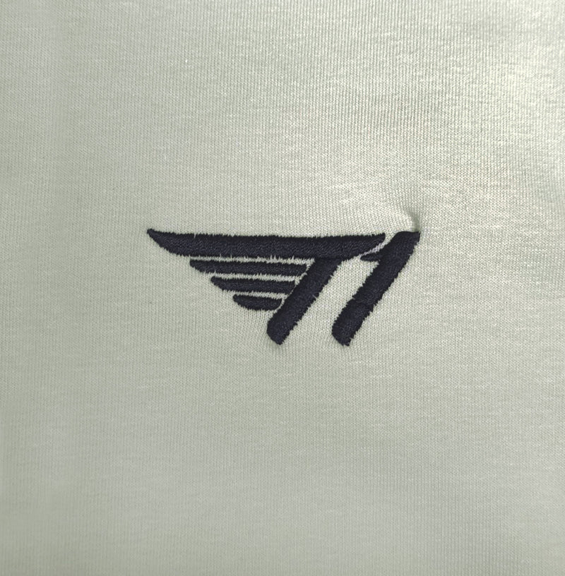 T1 BE:ING Oversized Zip Up Jacket - Smoke