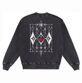 CHECKERS BLACK CREWNECK