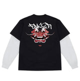 Faker Demon Long Sleeve - Black on White