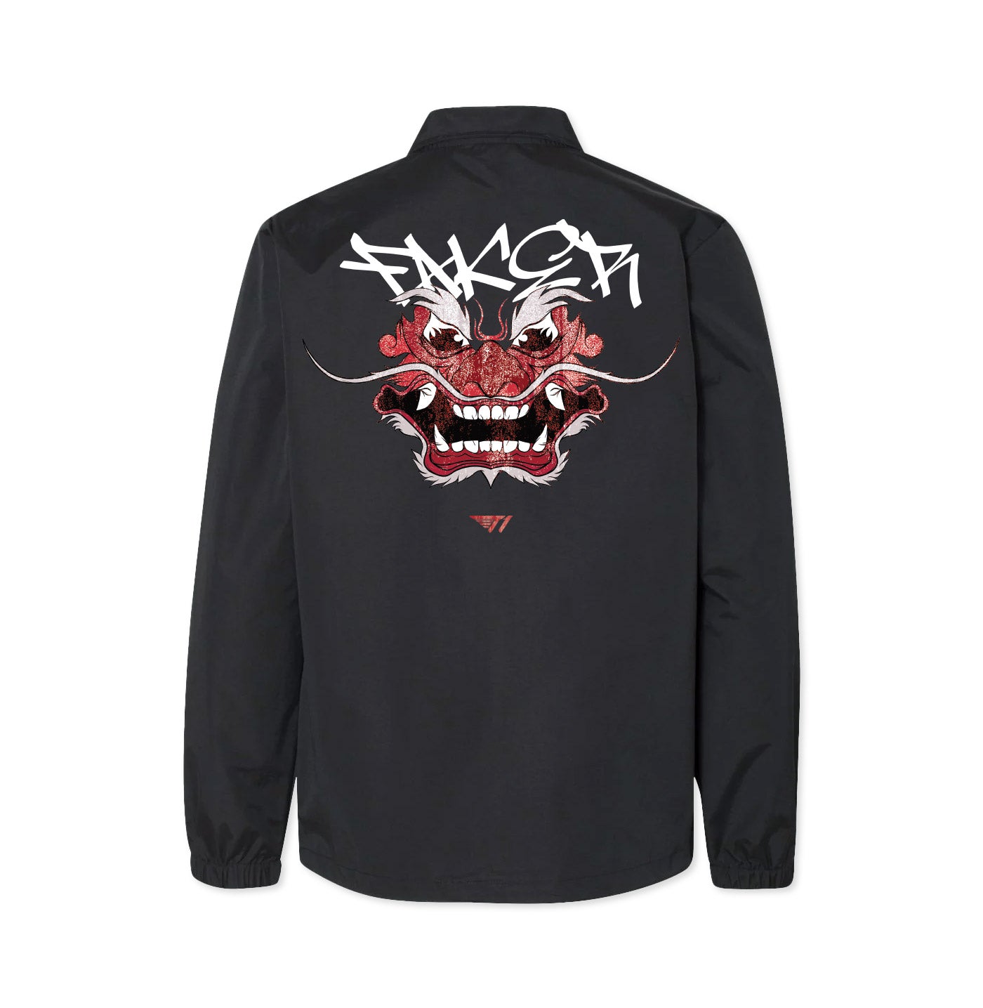 Faker Demon Windbreaker - Black on Black – T1 Shop