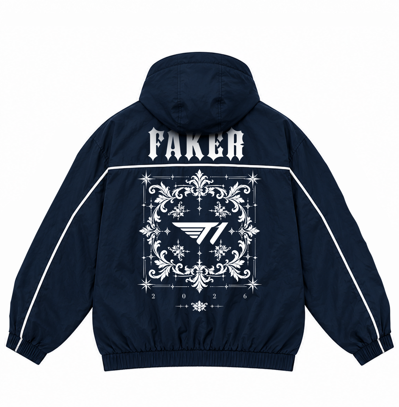 FAKER WINDBREAKER NAVY – T1 Shop