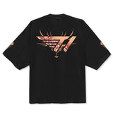 Fall Deer Drop Shoulder Tee
