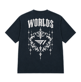 GOTHIC WORLDS TEE BLACK
