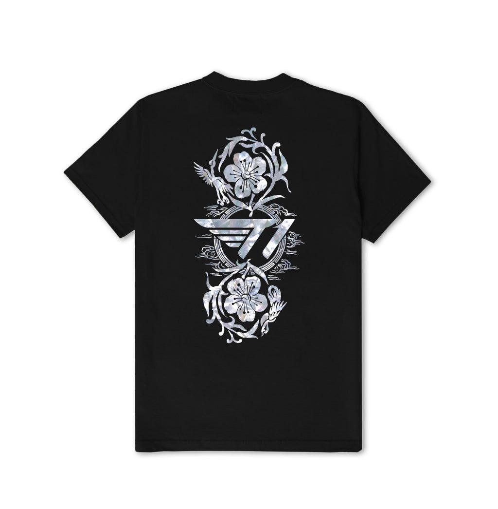 Pearl Flower Tee - Black – T1 Shop