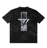 Pearl Frame Tee - Acid Black