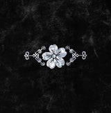 Pearl Frame Tee - Acid Black