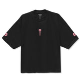 Spring Drop Shoulder Tee - Black