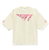 Spring Drop Shoulder Tee - Cream