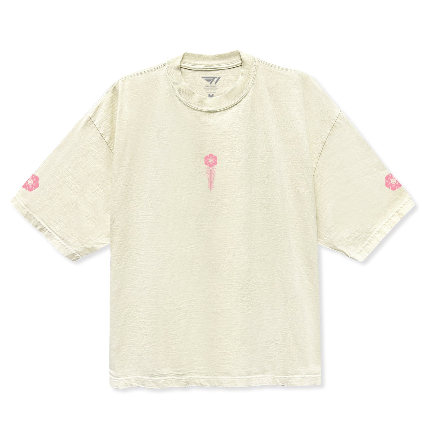 Spring Drop Shoulder Tee - Cream – T1 Shop