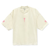 Spring Drop Shoulder Tee - Cream