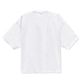 T1 3D Drop Shoulder T-Shirt- White
