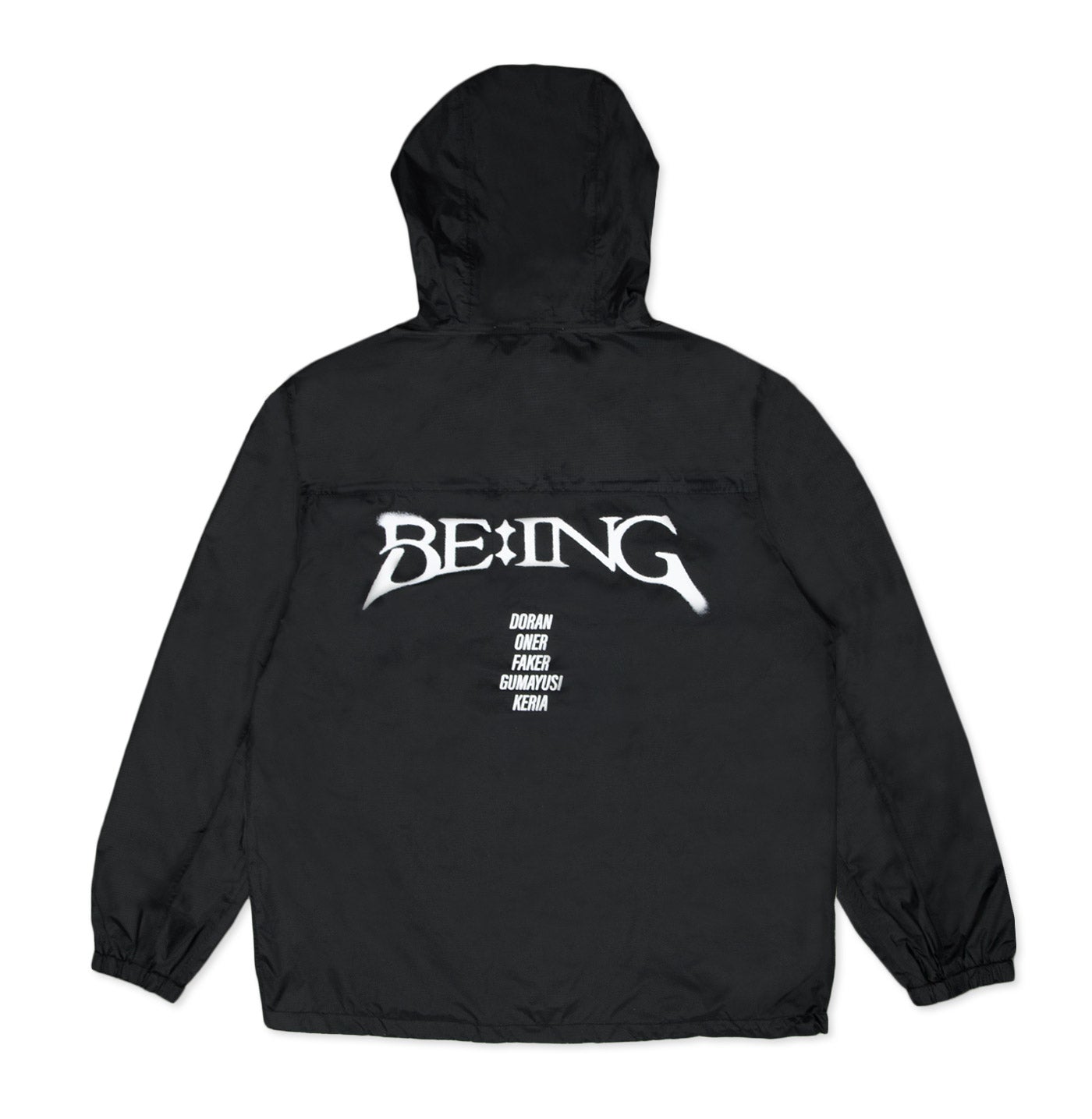T1 BE:ING Windbreaker Jacket - Black – T1 Shop
