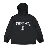 T1 BE:ING Windbreaker Jacket - Black