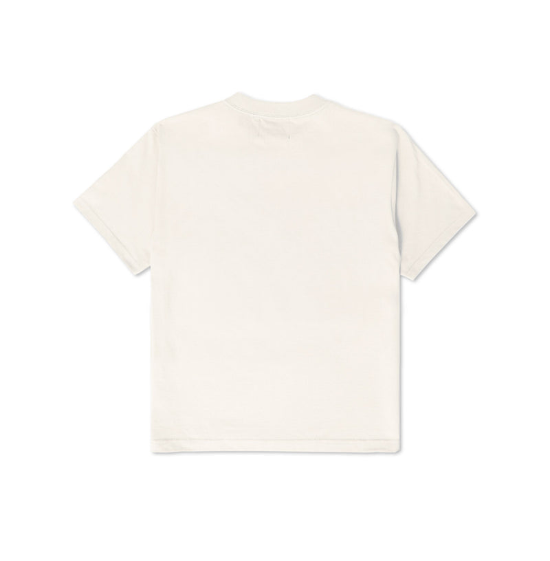 T1 BE:ING Cropped T-Shirt - Cream