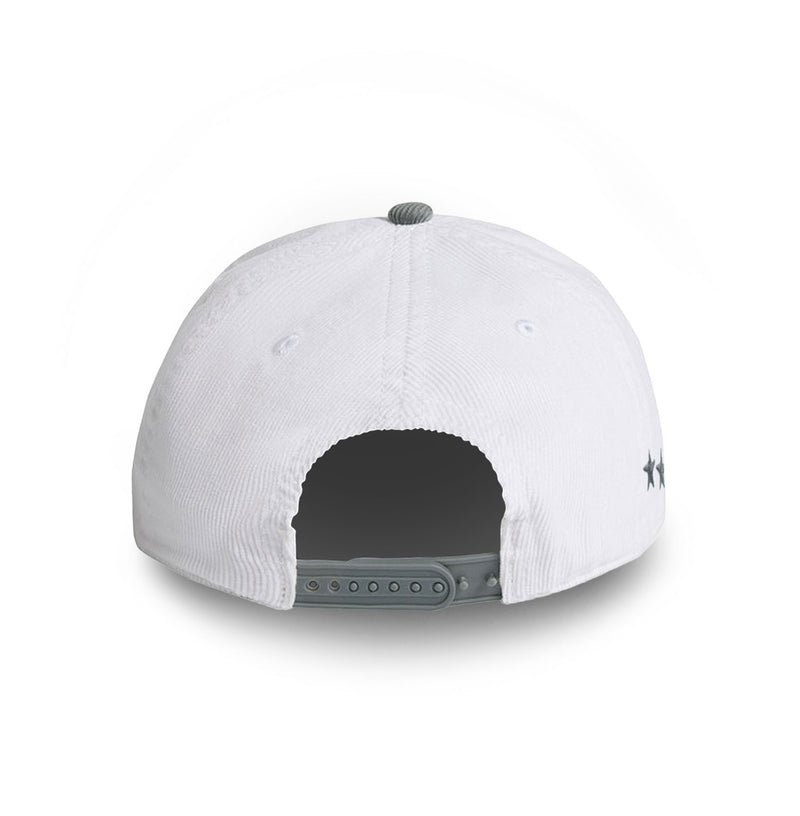 T1 Five-Time Champions Corduroy Cap - White/Shadow