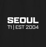 T1 Seoul Oversized Tee - Washed Black
