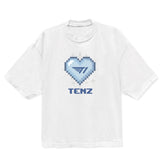 Tenz Heart Drop Shoulder Tee