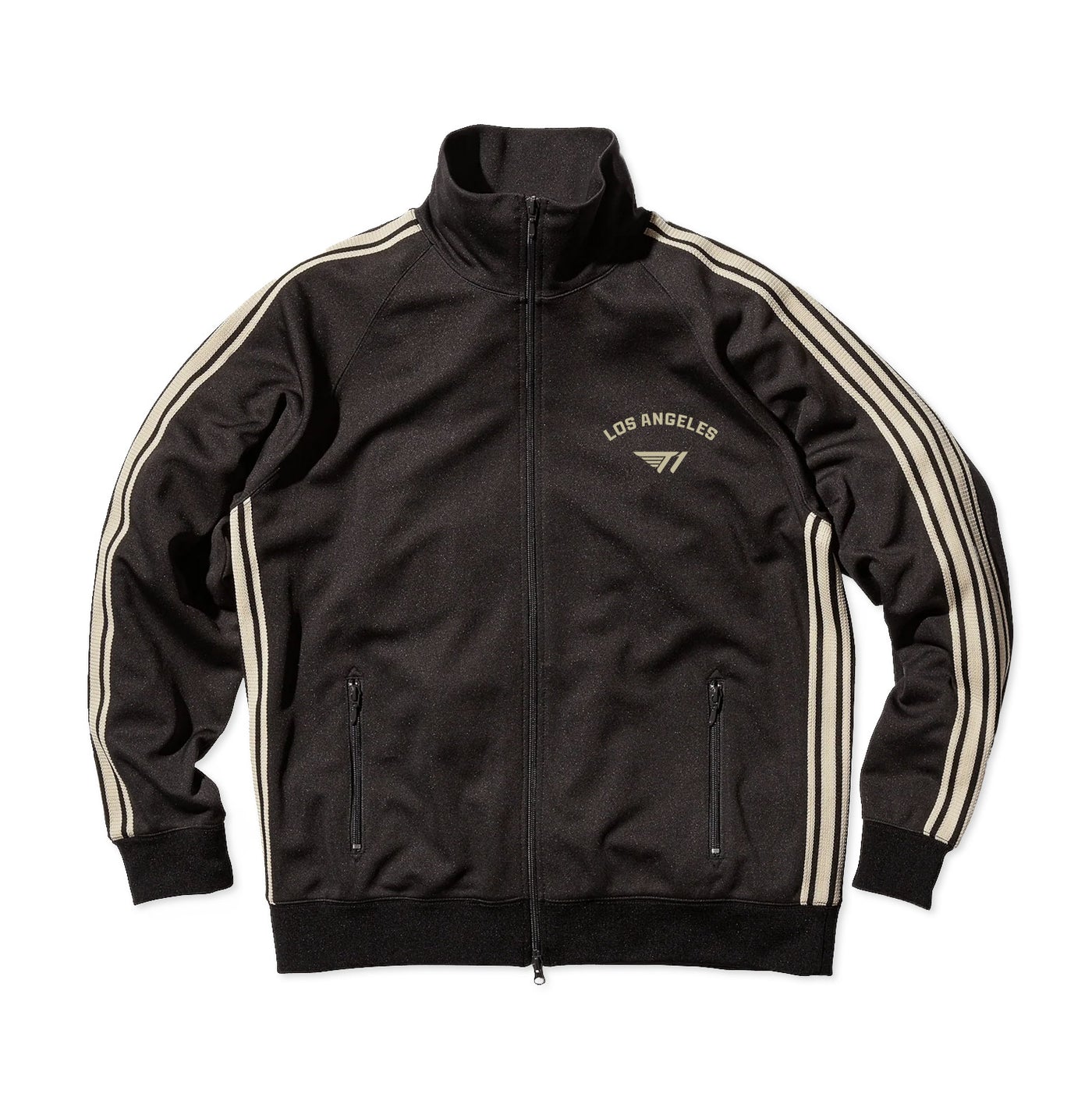 Los Angeles Track Jacket - Black/Cream – T1 Shop